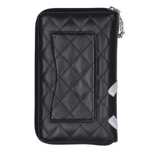 Chanel Organizer Line Black Round Cambon Long Wallet